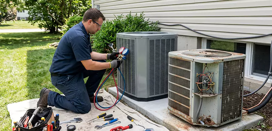 Seasonal AC Checkup in West Mclean