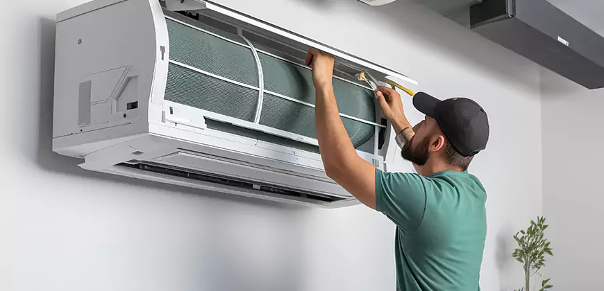 Bathroom and Small Space Ductless Installation in West Mclean