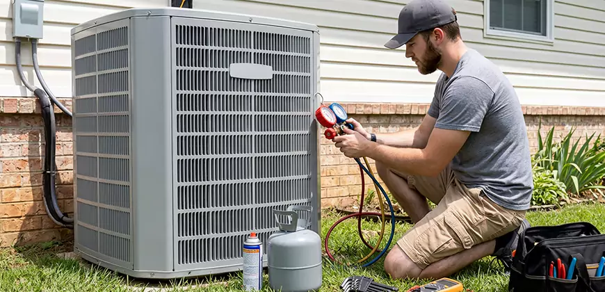 Emergency Air Conditioning Retrofit in West Mclean