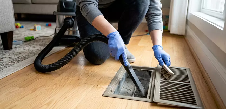 Ducted Heating Filter Cleaning in West Mclean